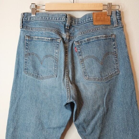 Levi's Jeans Wedgie Big E Buttonfly Women's Blue Denim Pants Size 31 - Picture 6 of 8